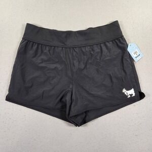 GOAT USA Athletic Shorts Womens X Large Black Running Gym Lined Pocket NWT